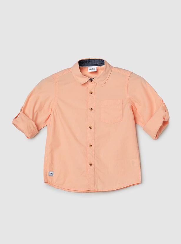 8YARS Men’s SideTuck Shirt Buy Calvin Klein Boys Solid Opaque Casual Shirt With Chest