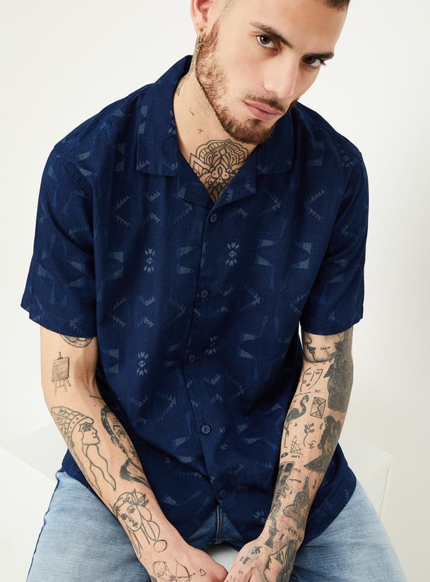 Men Printed Resort Shirt