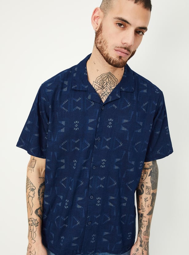 Men Printed Resort Shirt