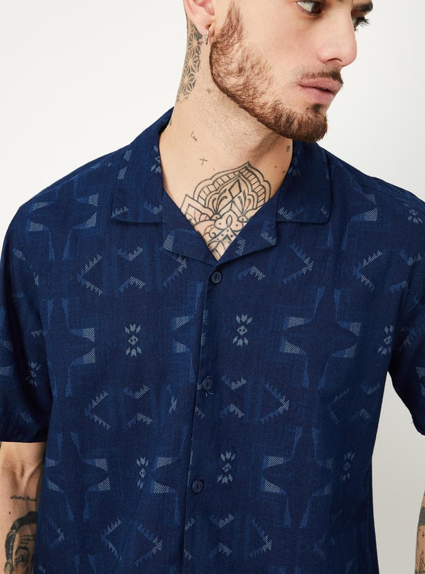 Men Printed Resort Shirt