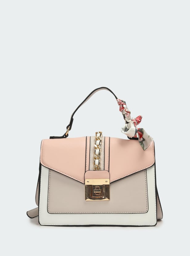 Women Colourblocked Sling Bag