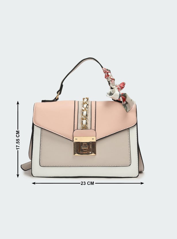 Women Colourblocked Sling Bag