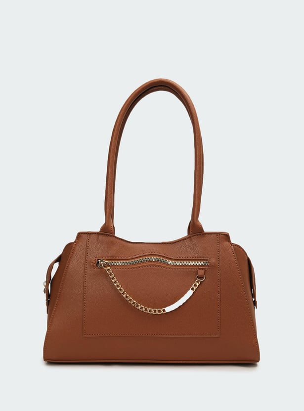 Women Solid Shoulder Bag