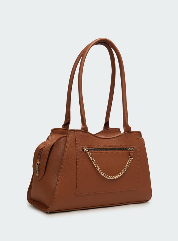 Women Solid Shoulder Bag