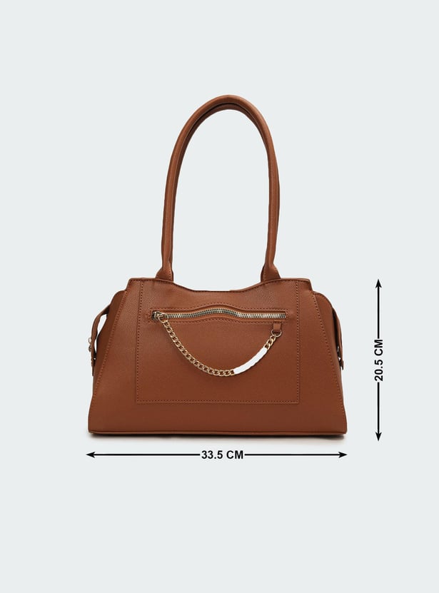 Women Solid Shoulder Bag