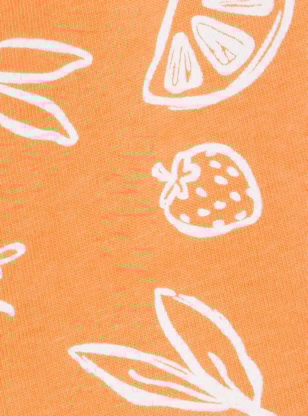 Girls All-Over Printed Shorts