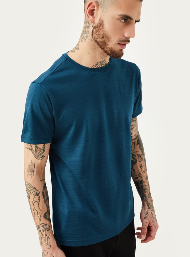 Men Jacquard Active T-shirt