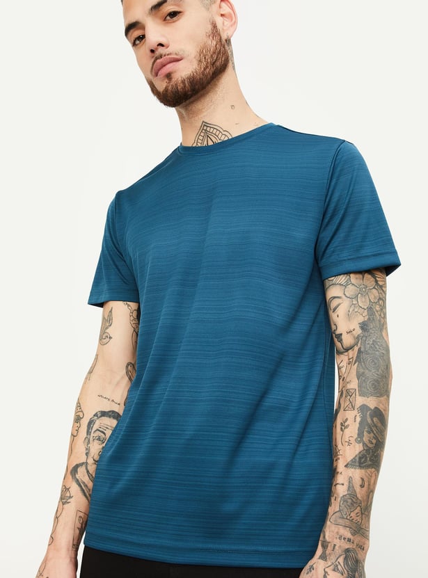 Men Jacquard Active T-shirt