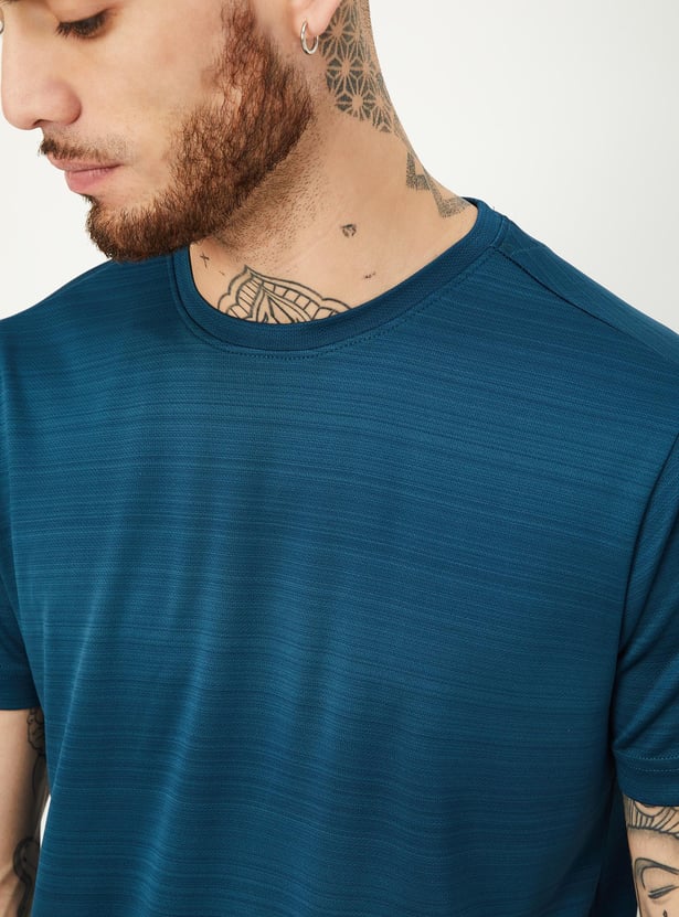 Men Jacquard Active T-shirt