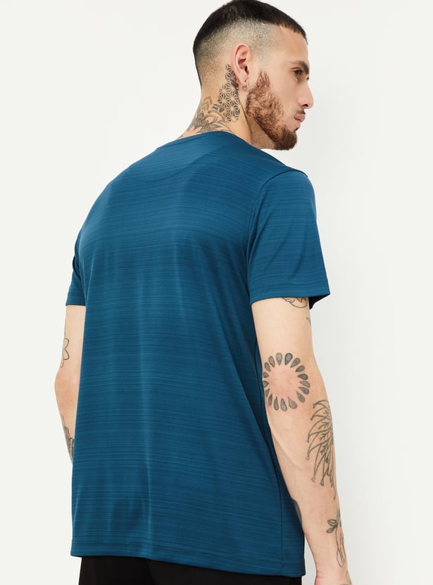 Men Jacquard Active T-shirt