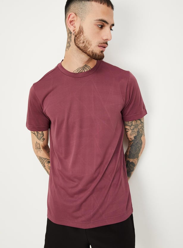 Men Jacquard Active T-shirt