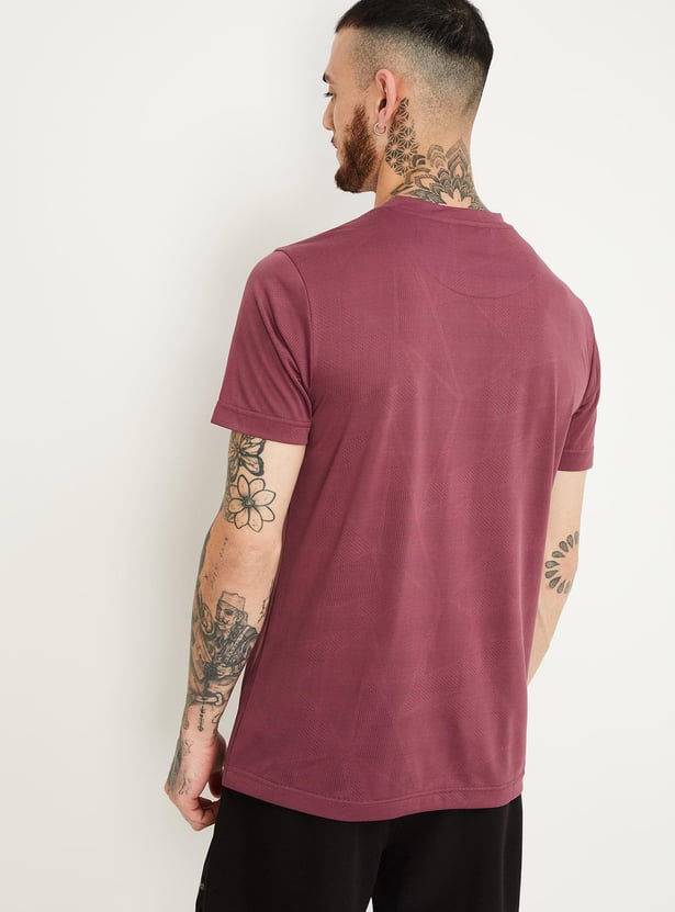 Men Jacquard Active T-shirt