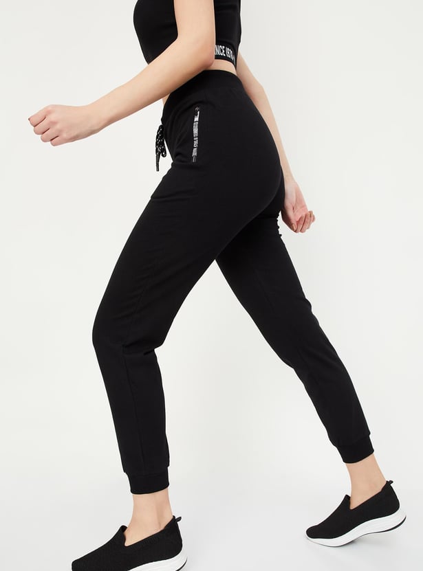 Women Solid Sport Joggers