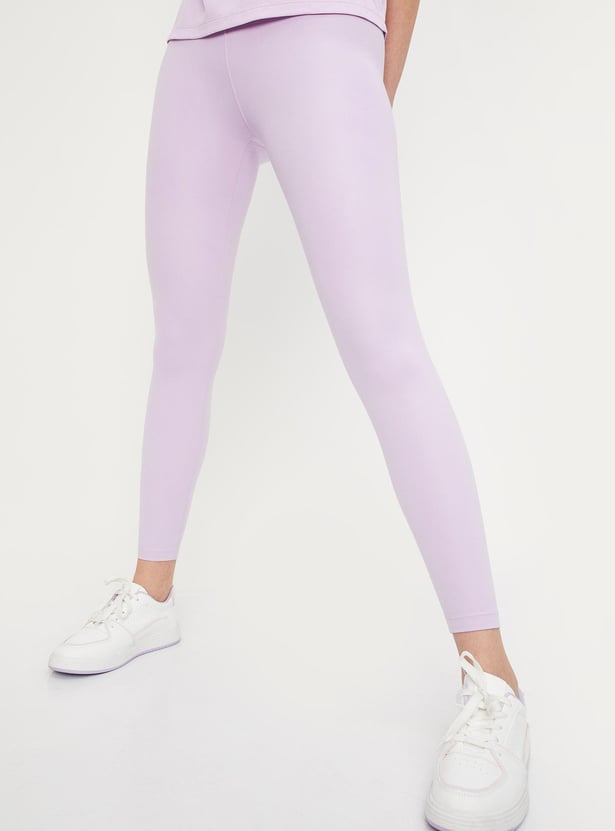 Women Solid Sports Tights