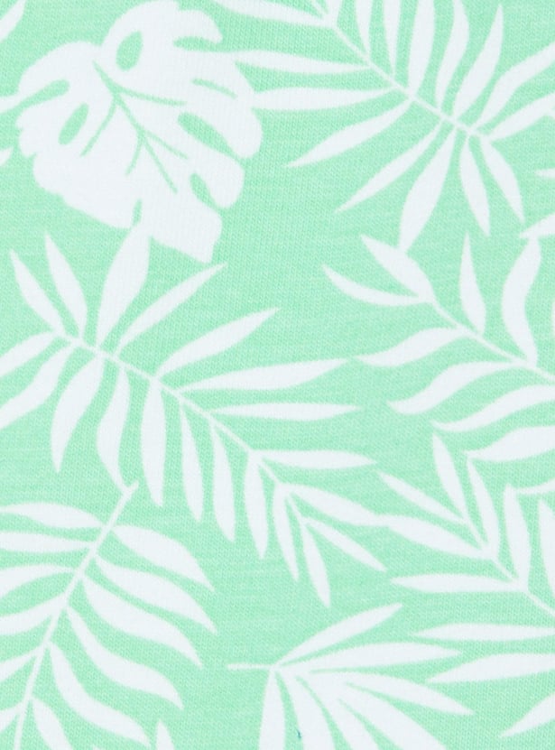 Girls Printed Full-Length Leggings