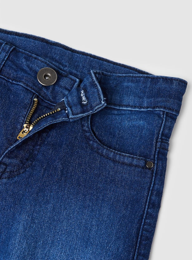 Boys Washed Slim Fit Jeans