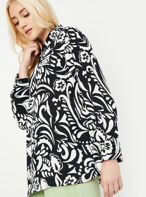 Women Abstract Printed Shirt