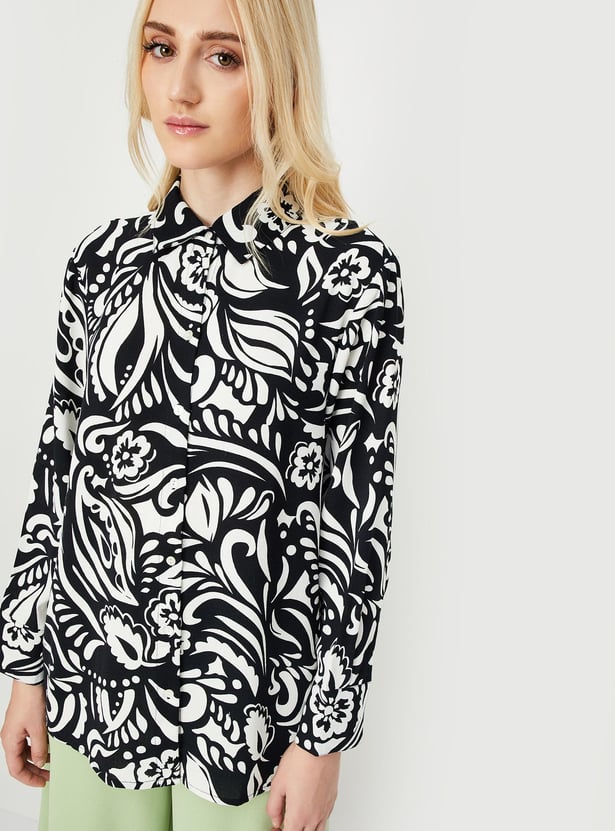 Women Abstract Printed Shirt