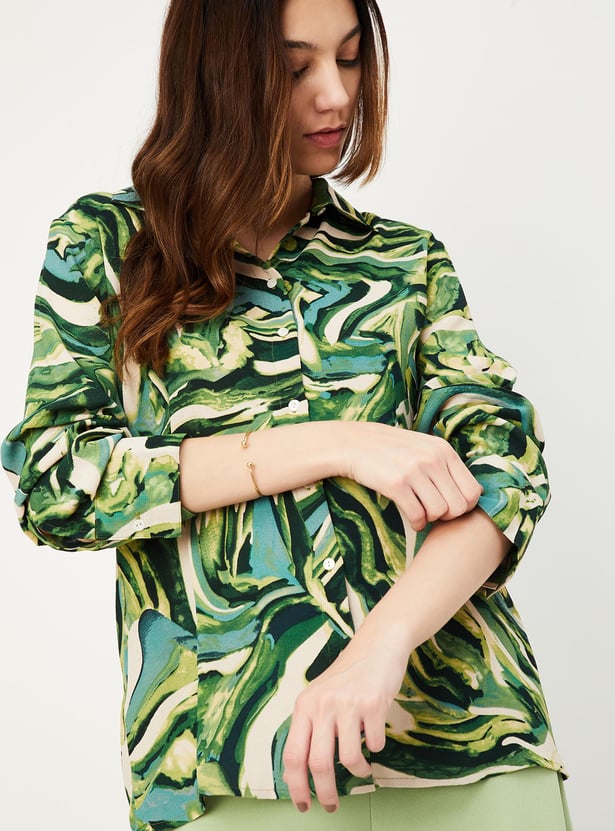 Women Abstract Printed Shirt