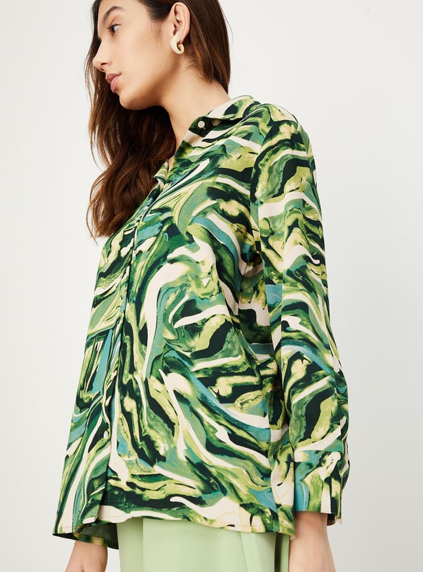 Women Abstract Printed Shirt