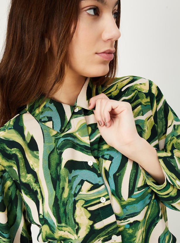 Women Abstract Printed Shirt