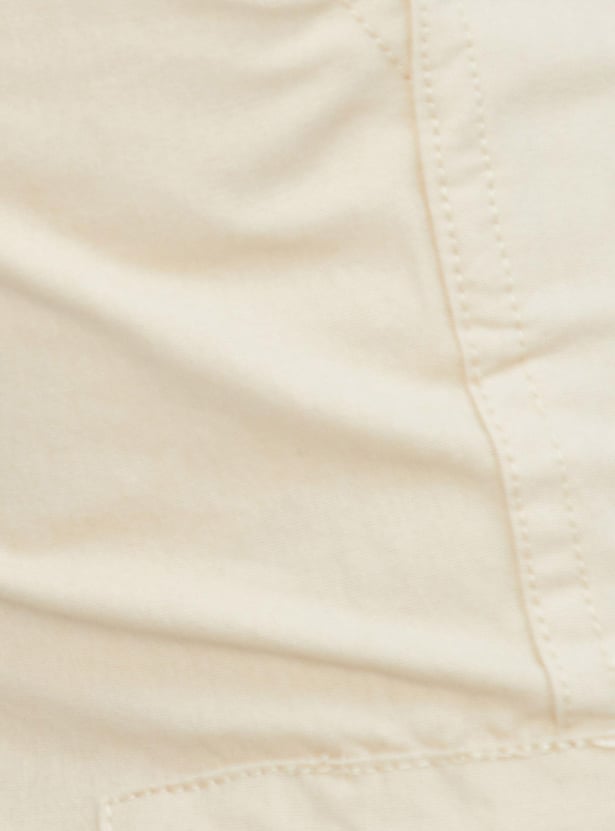 Boys Solid Cargo Joggers