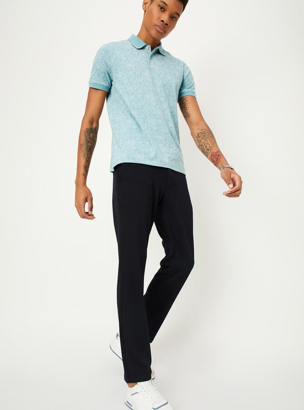 Men Solid Slim Fit Chinos