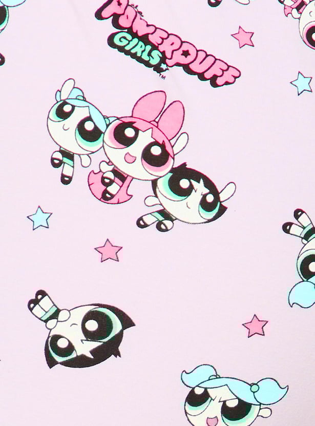 Women Powerpuff Girls Printed Pyjamas