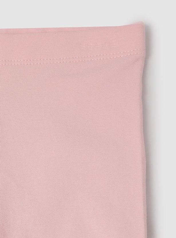 Girls Solid Cycling Shorts