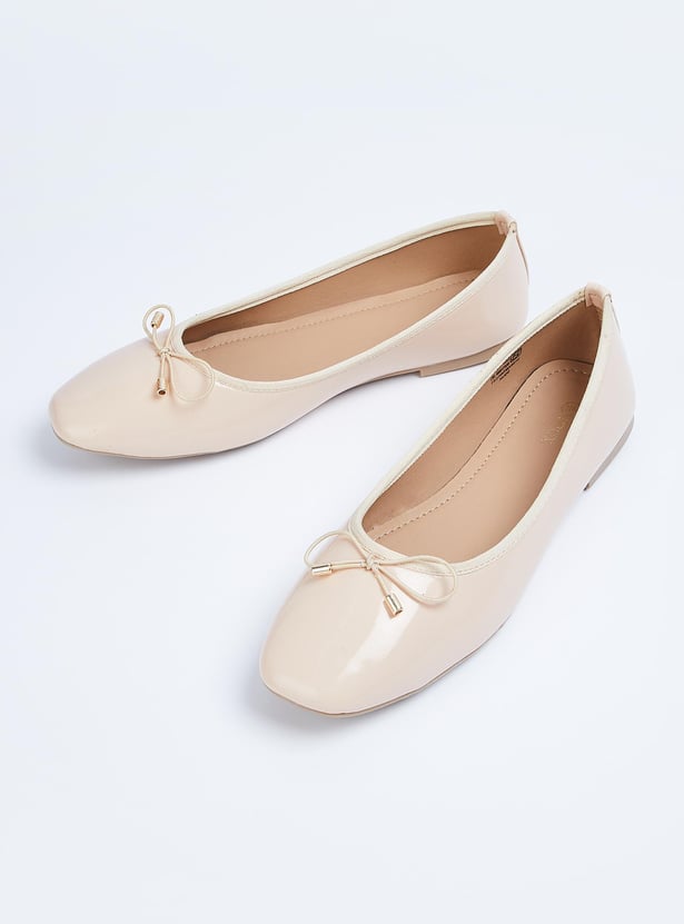 Women Bow-Detailed Ballerinas