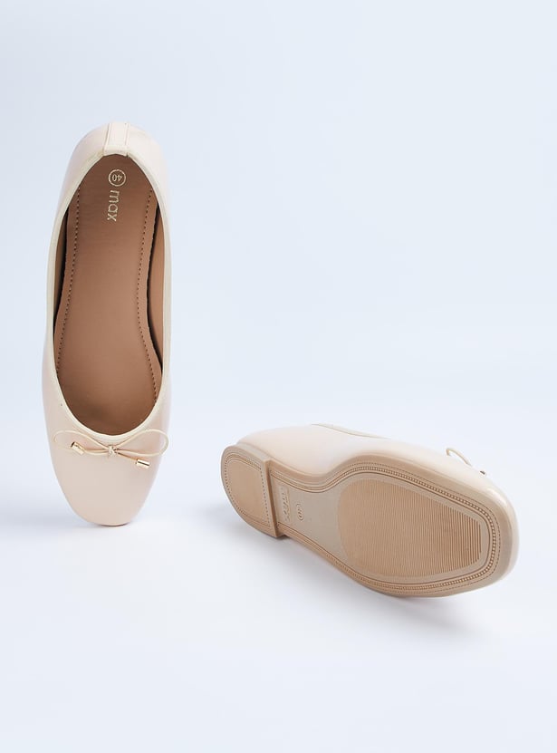 Women Bow-Detailed Ballerinas