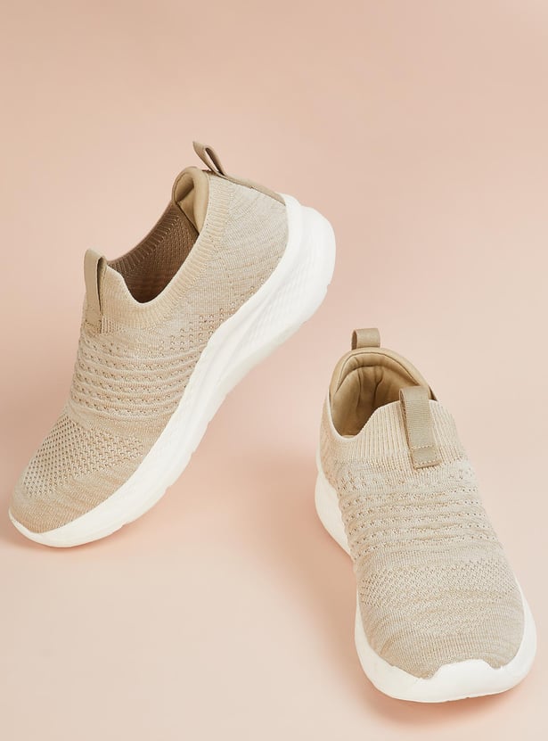 Women Knit Slip-On Sports Shoes