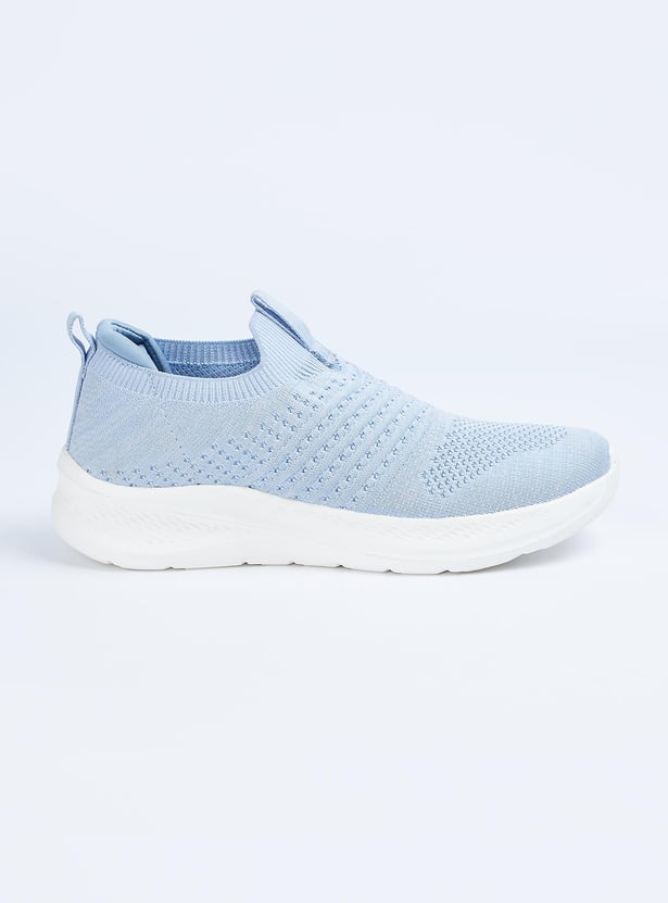 Women Knit Slip-On Sports Shoes