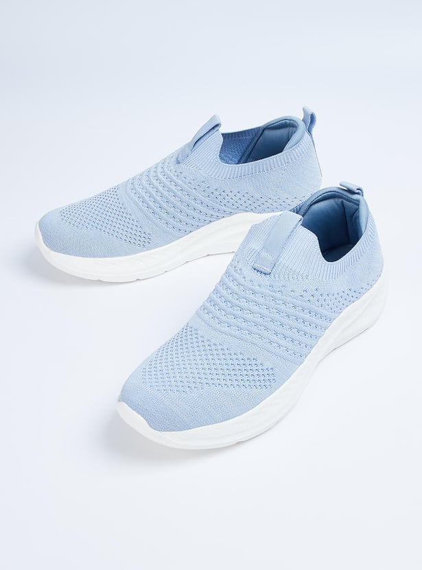 Women Knit Slip-On Sports Shoes