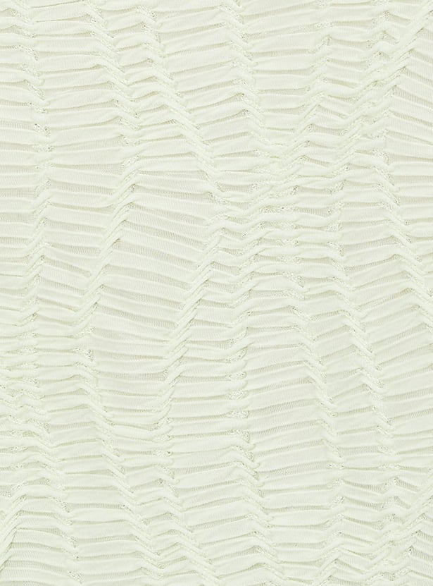 Women Textured Knit Blouse