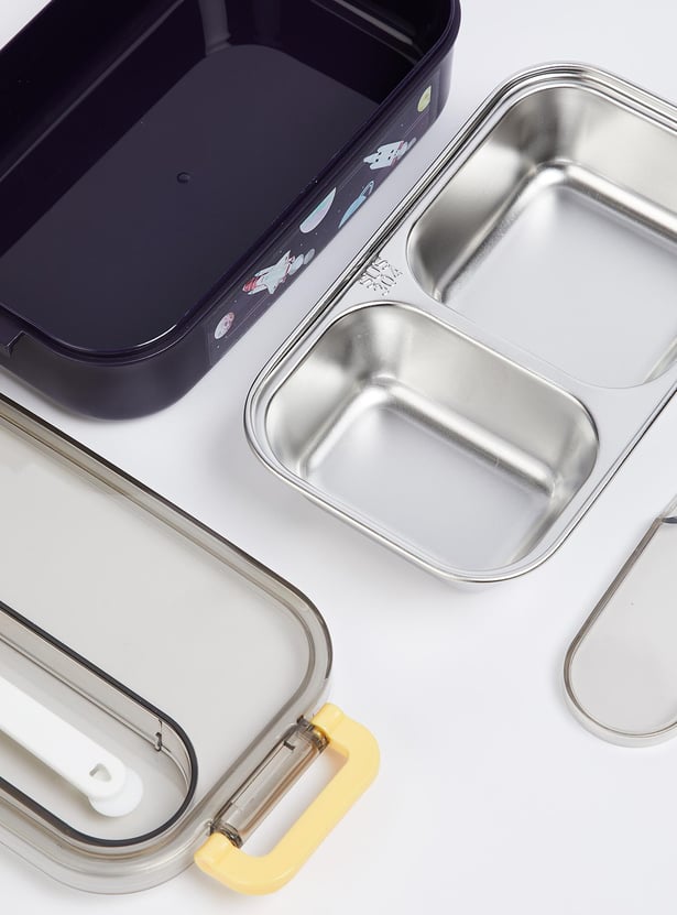 Kids Printed Double Decker Lunch Box