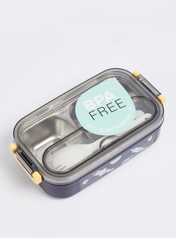 Kids Printed Double Decker Lunch Box