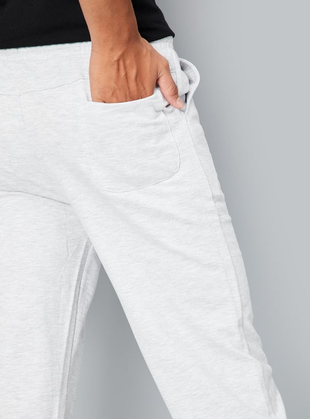 Boys Solid Knit Joggers