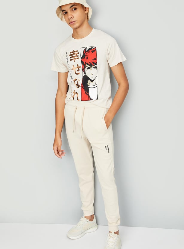 Boys Anime Printed T-shirt