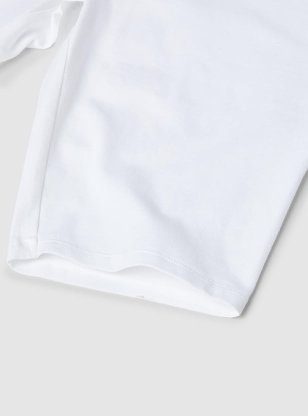 Girls Solid Cycling Shorts