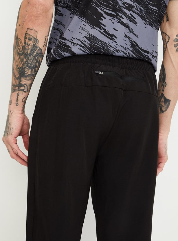 Men Solid Active Joggers