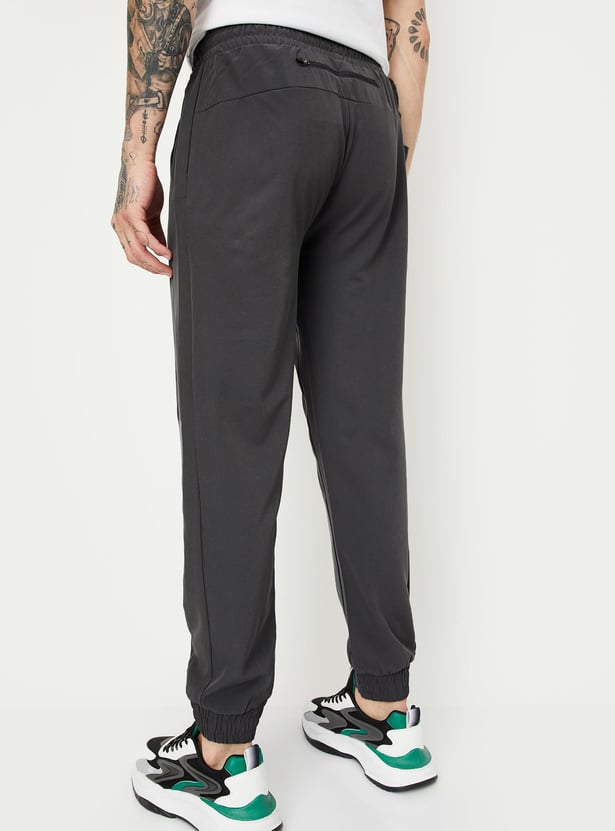 Men Solid Active Joggers