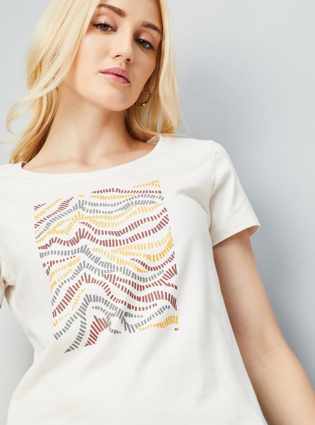 Buy Women Graphic Printed T-shirt Online at just Rs. 299.0 ...