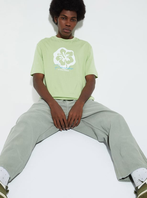 Buy URB_N Men Regular Fit Graphic T-shirt Online at just Rs. 249.0