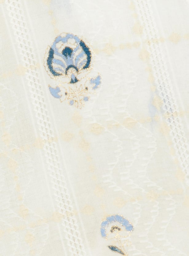 Women Printed Layered Kurta Set