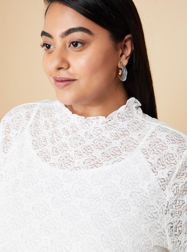 Women Lace Top with Camisole