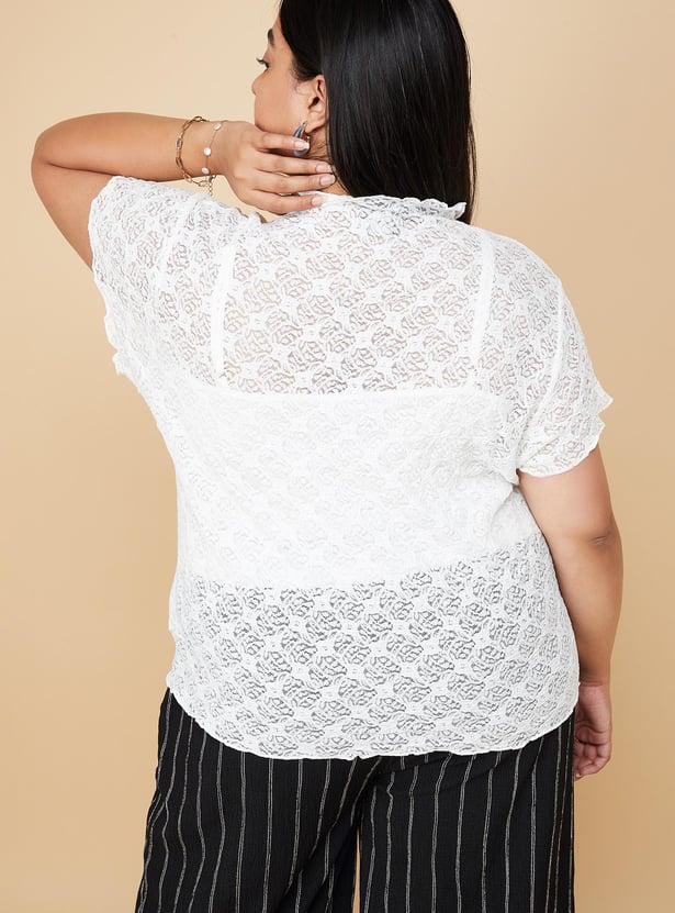 Women Lace Top with Camisole