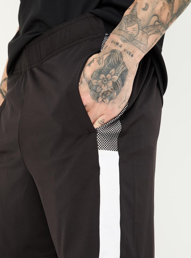 Men Side Panlled Active Shorts