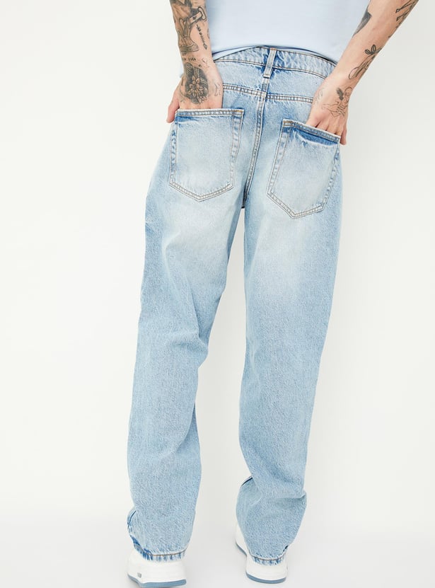 Buy Men Straight Fit Distressed Jeans Online at just Rs. 1499.0 ...