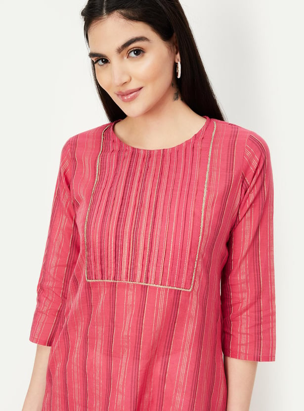 Buy Women Striped Kurta with Pocket Online at just Rs. 599.0 ...